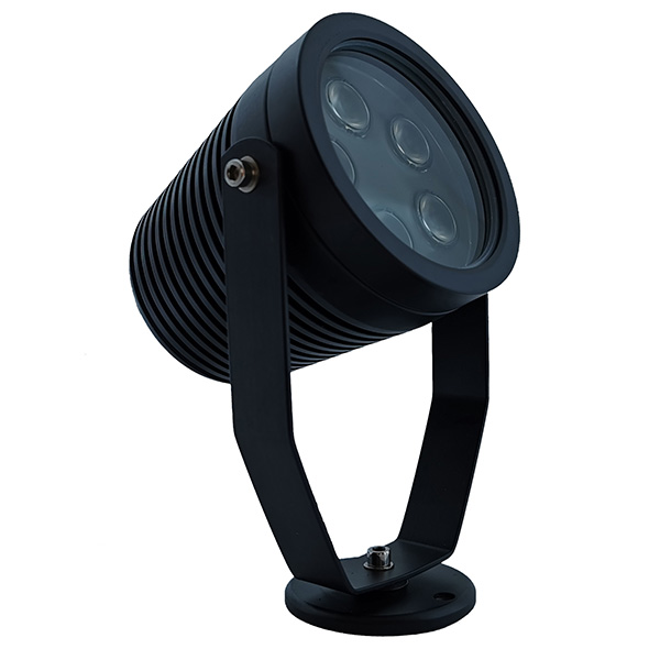 24 Volt, 9 Watt, Single Colour, Black, Waterproof Spot Light ...